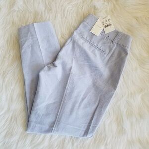 J. Crew Factory Light Blue Ankle Cropped Pants